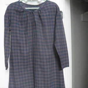 itodo Japan Dress Cotton/Linen Check